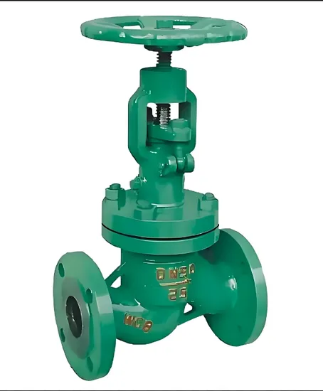 Direct-Flow Rubber-Lined Balanced Two-Way Flange Stop Valve Direct-Flow Rubber-Lined Balanced Two-Way Flange Stop Valve
