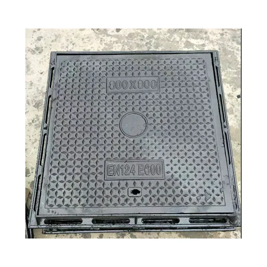 Customized Size Ductile Iron Square Manhole Cover for Road and Drainage Use Customized Size Ductile Iron Square Manhole Cover for Road and Drainage Use