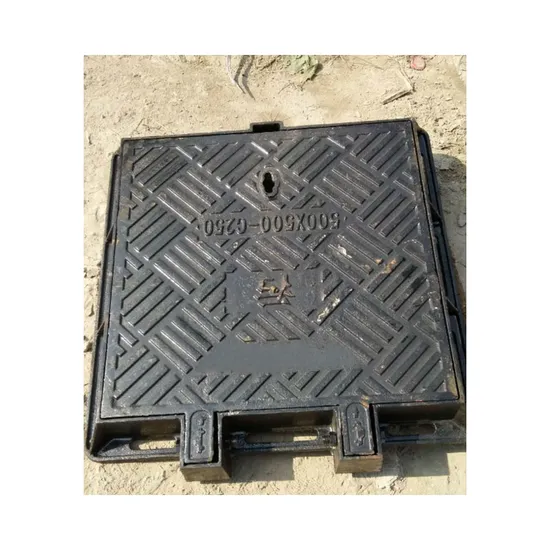Heavy Square Spheroidal Graphite Cast Iron Well Lid Manhole Cover Heavy Square Spheroidal Graphite Cast Iron Well Lid Manhole Cover