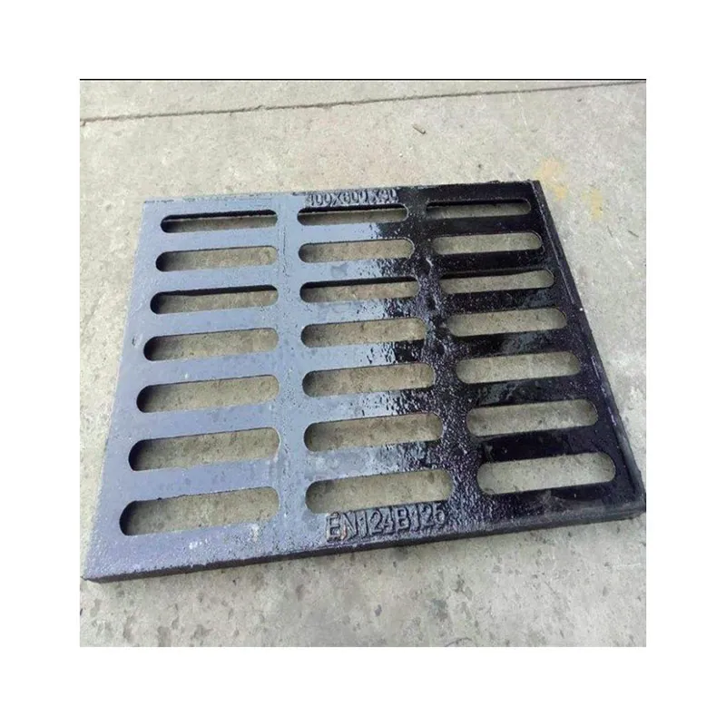 Chequer Square Cast Iron Manhole Cover Customizable Cast Iron Grate Cover