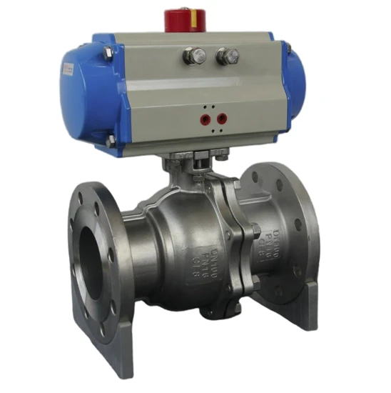 Stainless Steel Flange Ball Valve with Electric Actuator Stainless Steel Flange Ball Valve with Electric Actuator