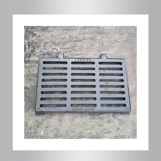 Trench Drain Grate Cover Vandal-Proof Ductile Iron Rain Grate for Public Infrastructure Trench Drain Grate Cover Vandal-Proof Ductile Iron Rain Grate for Public Infrastructure
