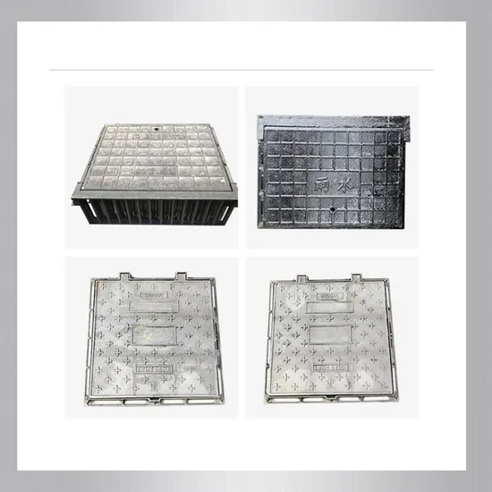 Customizable Ductile Iron Square Manhole Cover for Outdoor Use Customizable Ductile Iron Square Manhole Cover for Outdoor Use