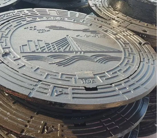 Round Ductile Iron Five-Proof Manhole Cover for Parking Lots Round Ductile Iron Five-Proof Manhole Cover for Parking Lots