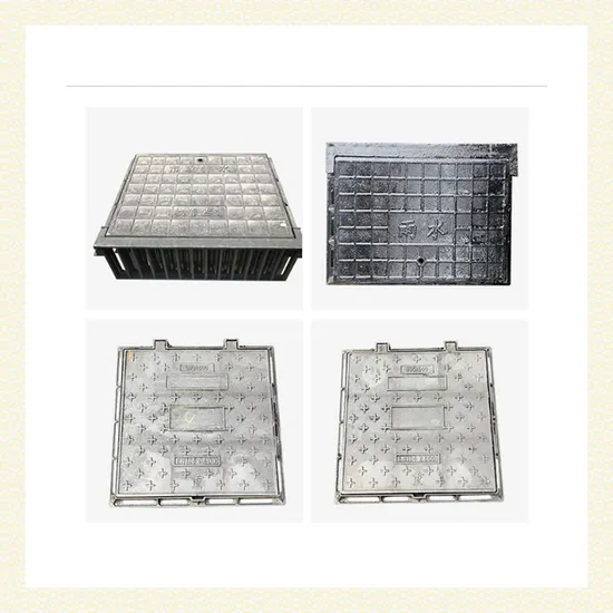 Heavy Duty Ductile Iron Square Manhole Cover with Strong Bearing Capacity Heavy Duty Ductile Iron Square Manhole Cover with Strong Bearing Capacity