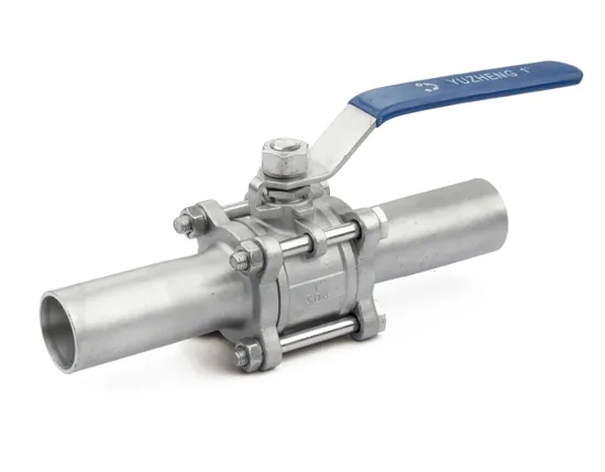 Welding Flange of DIN/JIS/ANSI Fluorine-Lined Stainless Steel Food-Grade Ball Valve