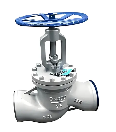 High and Low Pressure Cast Steel Insulation Plunger Flange Stop Valve