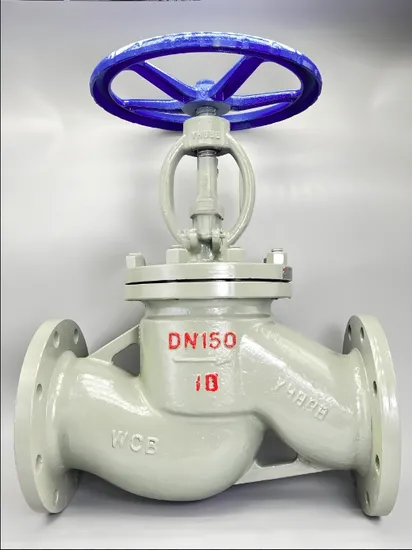 High and Low Pressure Cast Steel Insulation Plunger Flange Stop Valve