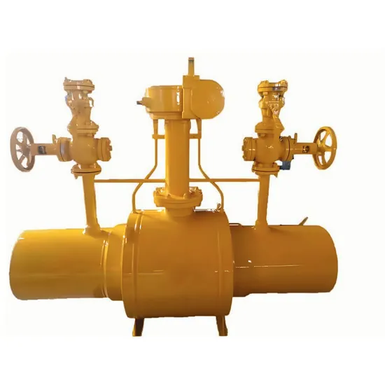 Customizable Fully Welded Ball Valves Alloy Welded Ball Valve for Heating Pipeline