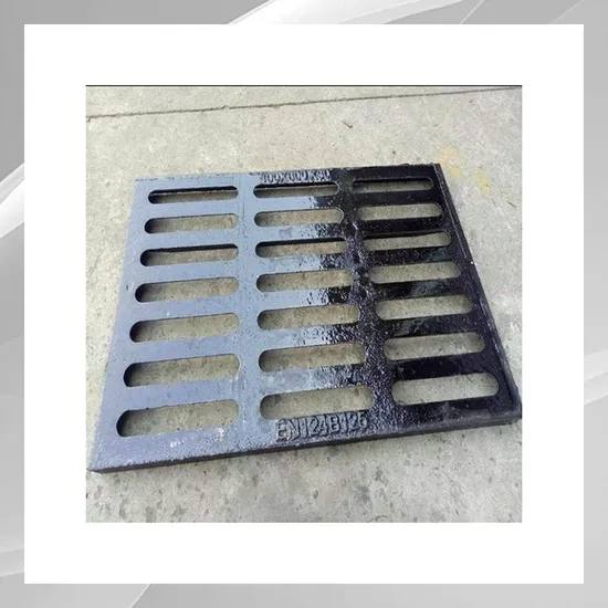 Customized Black Rainwater Drainage Ditch Ductile Iron Square Grate Cover