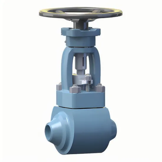 High and Low Pressure Cast Steel Insulation Plunger Flange Stop Valve